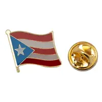 在飛比找樂天市場購物網優惠-Puerto Rico 波多黎各國旗金屬胸針 國家胸徽 西裝