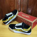 VANS OLD SKOOL 鞋子脫白色休閒鞋男女士正品粉絲 VENS OFF 白色