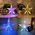 Led Star Light Glowing Lamp Ornament for Tree Home Party Decoration Lights