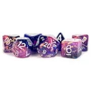 LIC633 Fanroll by MDG Dice:7-Set Eternal Purple-blue/White