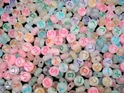 Alphabet Beads 500pc Glow In The Dark DIY Friendship Bracelets
