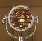 Royal Master Spotlight Search Light Chrome Tripod Floor Lamp Home/deco Nautical