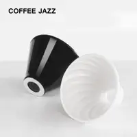在飛比找ETMall東森購物網優惠-COFFEE JAZZ V60陶瓷濾杯滴濾式咖啡杯家用手沖咖