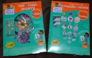 NIP ~ Crayola POP ART PIXIES Create your own Fab Snaps Jewelry / Metallic Mobile