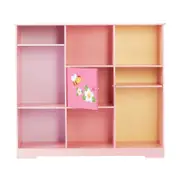 Fantasy Fields Kids Painted Magic Garden Adjustable Cube Bookshelf, Pink