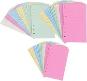 CANIGHT Practical Notepad Paper 6 Holes 3 Pack Notebook Refills for Planner Binder Smooth Writing Surface