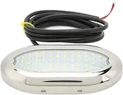 Zohisin 12V Boat Underwater Light 54 LED Strong Sealing IP68 Ideal for Yacht Rear Lights Caravan RV Bathroom Hallway with Blue Light (White Light)