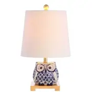 JONATHAN Y JYL3014A Justina 16" Ceramic Mini LED Table Lamp Cottage,Transitio...