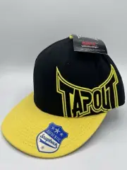 NWT Tapout Embroidered Yellow My Fight Matters Hat Cap MMA Y2K UFC Size L/XL