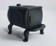 Stove for 1/24 1/25 Railroad Garage Diorama Shop Display Miniature G