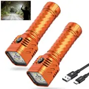 Rechargeable Flashlights 2000L High Lumens, 4X Super Bright LED Flashlight, P...