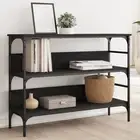 Console Table Black 100x32x75 cm Engineered Wood vidaXL