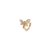 [Symphony] 18K Red & Black Gold Diamond Ear Cuff