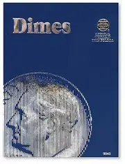 WHITMAN Dimes Plain Folder Holder Album #9043