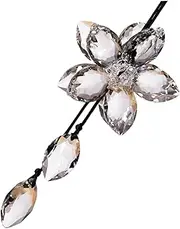 BUTIFULSIC 1pc Crystal Pendant for Car Wedding Decor Car Hanging Crystal Carafe Drying Stand Crystal Flower Hanging Ornament Crystal Pendants Rearview Mirror Crystal Charms Prism Rhinestones