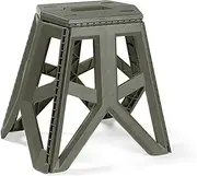Folding Step Stool for Kids and Adults Non-Slip Stool Chair for Camping Fishing Home Kitchen