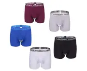 5-Pack Men Men's Underwear Boxers Boxer Briefs Boyshorts Trunks Modal Soft Breathable