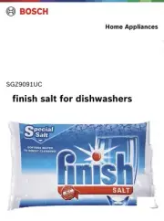 BOSCH/THERM. FINISH SALT #SGZ9091UC FOR DISHWASHERS, see pics.