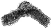 Vaguelly Judge Wig Curly Hairpiece Cosplay Lawyer Wig for Stage Performance