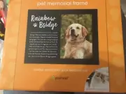 Pearhead Pet Memorial Sentiment Frame, Pet Memory Picture Frame, Dog Or Cat Trib