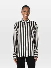 Black & White Striped Shirt