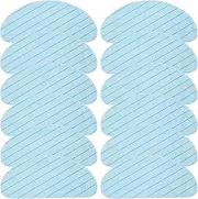 [YBVABE] 12-Pack Mopping Pads for Ecovacs Deebot T9 AIVI, T8, N8 Pro, N10 OZMO Pro Plus Robots Vacuum Cleaner - Reusable Microfiber Cloth