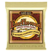 Ernie Ball Earthwood Custom Light 12-String 80/20 Bronze Acoustic Guitar String, 10-48 Gauge