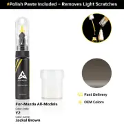 Touch Up Paint For Mazda All Models Y2 Jackal Brown With Polish Paste