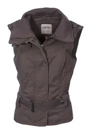 Vintage Paper Twill Vest--ESP-32N897