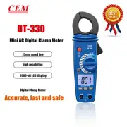 DT-330 Mini AC, AC/DC Autoranging Clamp Meters #