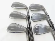 New Taylormade Qi Gunmetal iron set 5-PW irons KBS Max 85 Stiff flex Steel irons