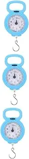 Hoement 3pcs Hand Scale Lightweight Hanging Scale for Luggage Travel Weight Spring Hook Compact and Easy to Use for