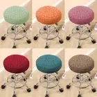 Round Stool Cover Cushion Cover Bar Swivel Chair Cover Home Textile Elastic !