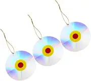 HYTROVE Reflective Discs for Birds Scaring: 3pcs Garden Decor Bird Tool Easy to Use