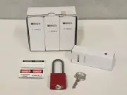 Brady Abus 50mm Electricians Lockoff Lockout Safe Isolation Safety Padlock