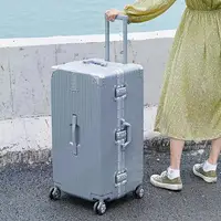 在飛比找樂天市場購物網優惠-【加厚加大 鋁框行李箱】胖胖箱 鋁框行李箱30吋 28吋行李