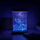 Pokemon gift, vaporeon epoxy lamp, eevee evolution pokemon lamp, bedside lamp