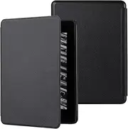 [MOKASE] Case for 6.8" Kindle Paperwhite (11th Generation 2021), PU Leather Magnetic Cover with Smart Wake/Sleep for 6.8" Kindle Paperwhite & Signature Edition & Kids E-Reader 2021, Black
