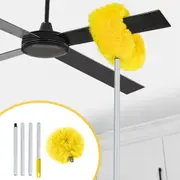 Ceiling Fan Cleaner Duster Fan Duster Microfiber Ceiling Fan Duster w/ Extension Pole 47 Inches