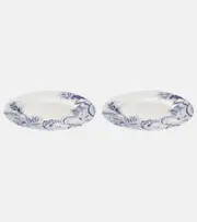 [Etro] Etro Bloom set of 2 porcelain charger plates