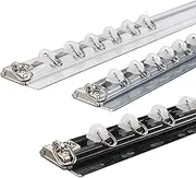 Curtain Rail Ceiling Curtain Track, Room Divider Fittings, Ceiling/Wall Mount for Bathroom Living Shower Curtain Rods(Grey,4M(13.1Ft))