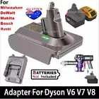 Battery Adapter For Makita Milwaukee Dewalt to Dyson V6 V7 V8 Vacuum Convert New
