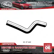 Gates Upper Radiator Curved Hose for Ford Laser KJ KL B6 BP 1.6L 1.8L