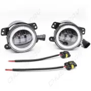 Pair 4Inch LED Fog Light Front Bumper Driving Lamps For 2007-2016 Jeep JK 2 door