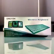 Omoton KB066 Bluetooth Wireless Keyboard for Android and iOS / Black /NEW