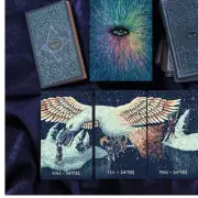 Prisma Visions Tarot - High-Quality Deck with Detailed Guidebook & Clamshell Box
