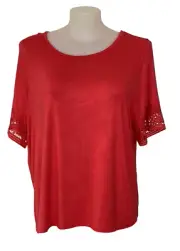 Regatta WOMEN Plus size Medium sail away RED T-Shirt New With Tags