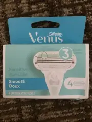2 Packs Gillette Venus Sensitive Smooth Razor Blade Cartridge Refill 4 pack