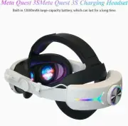 Crspexil Head Strap Battery Pack for Meta Quest 3， with Extended 12000mah Batter