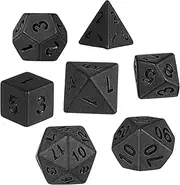 Totority 1 Set Acrylic Dice Sided Sided Polyhedral Dice for Board Games RPG Fun Lightweight for Friends